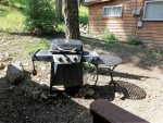 BBQ grill area off kitchen